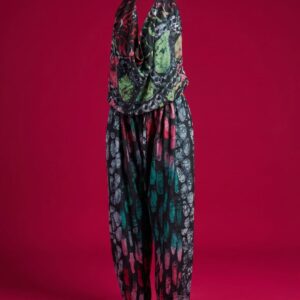 Multicolor Adire Harem Jumpsuit for Women