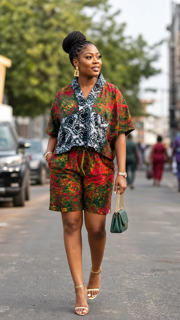 Adire Station Short & Top