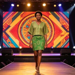 Premium Adire Skirt & Top